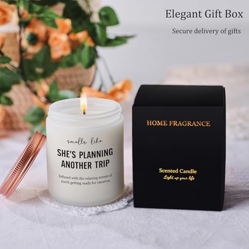 Best Travel Gifts for Women 1 Hilarious Unique International Traveler Planner Candle