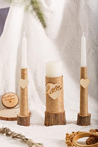 Unity Candle Set for Weddings - Perfect for Ceremony and Centerpiece