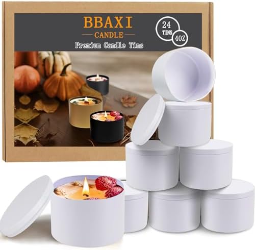 Large Capacity Candle Tins for DIY