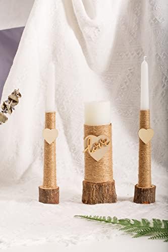 Unity Candle Set for Weddings - Perfect for Ceremony and Centerpiece