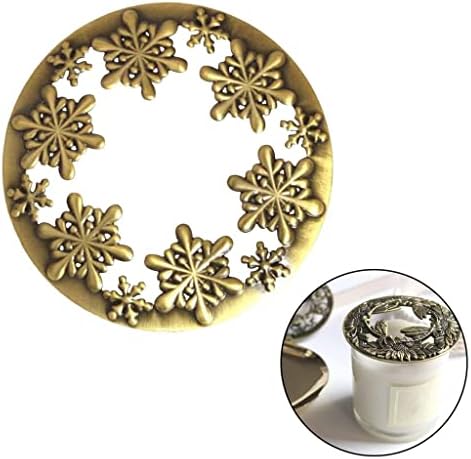 Snowflake Candle Shade for 73-81mm Jar Candles