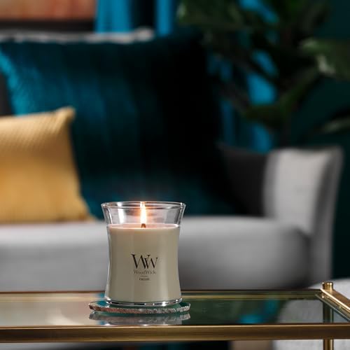 WoodWick Medium Hourglass CandleFireside Scent Premium Soy crackles 97oz