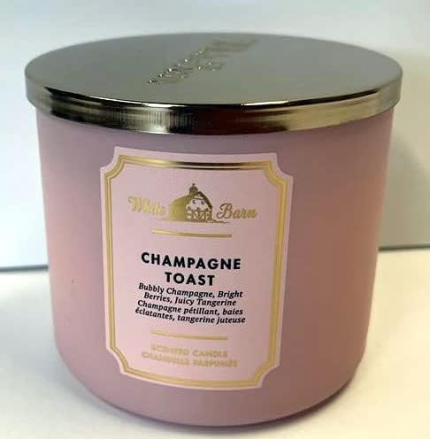 White Barn Champagne Toast 3 Wick Candle