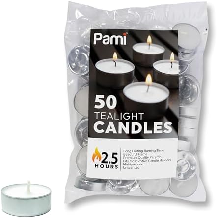 50-Piece Set of Unscented 1-Inch Shab