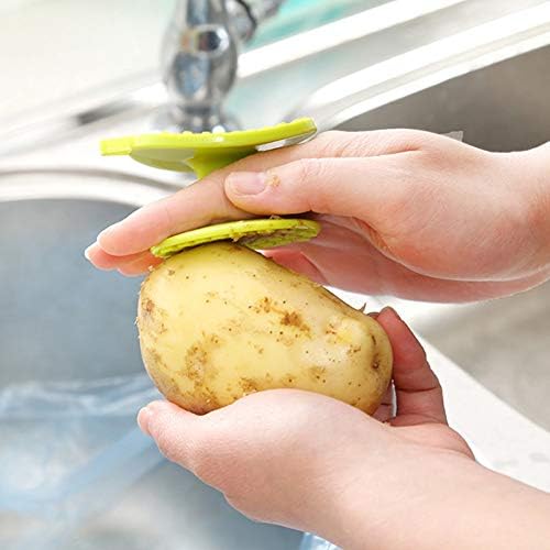 1pc Efficient Vegetable Peeler Carrot Potato Ginger Voter Brush Sanfly