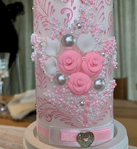 VABA Best Rose Pink Wedding Candle Set