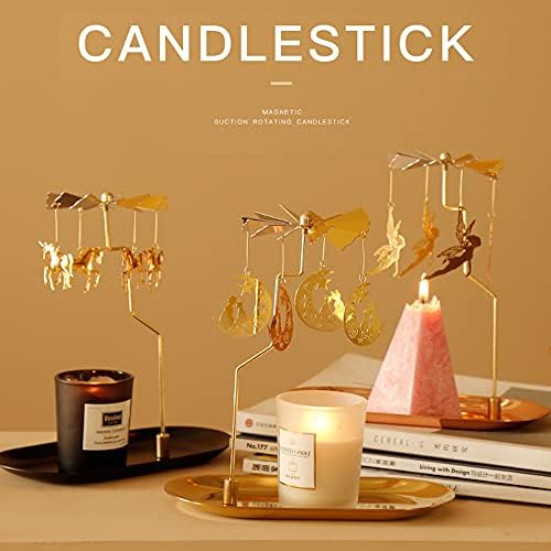 Glistening Gold Elf Candle Holder
