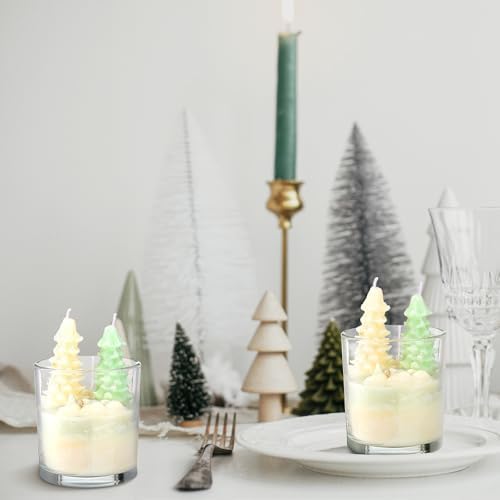Christmas Aspen Scented Candles DE Winter Decor 2-Pack