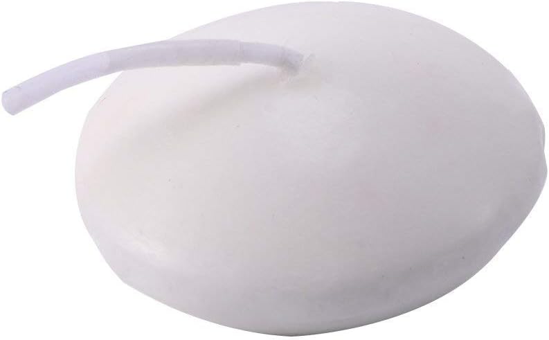 12-Piece White Floating Candles Perfect for Relaxing Hosting Parties