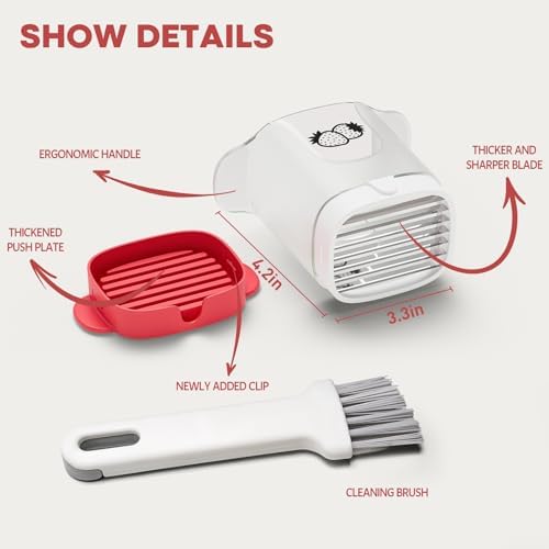 Premium Fruit Slicer with Brush