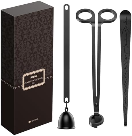 Candle Wick Trimmer Dipper Snuff Snuffer Set for Candles