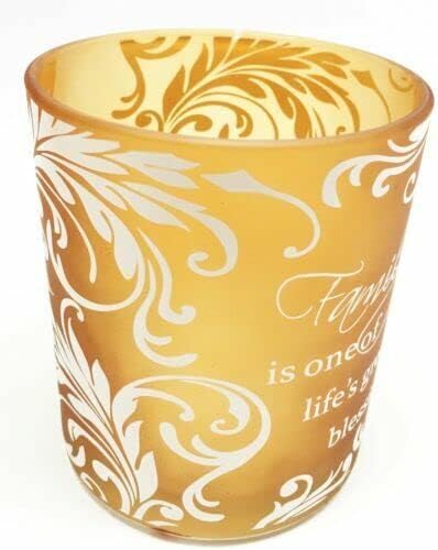Frosted Glass Candle Holder Set Home Decor