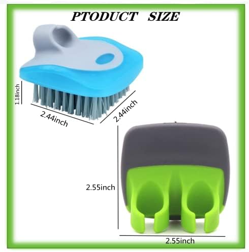 Veggie brush and peeler set stainless steel for efficient cleaning and peeling
