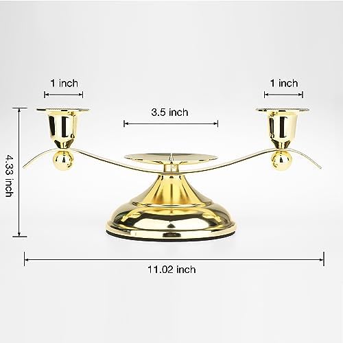 Elegant 3-Piece Union Wedding Candle Set with Golden Holder