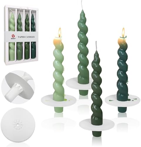20 Pcs Taper Candle Drip Protectors - Clean Surface Safe Use