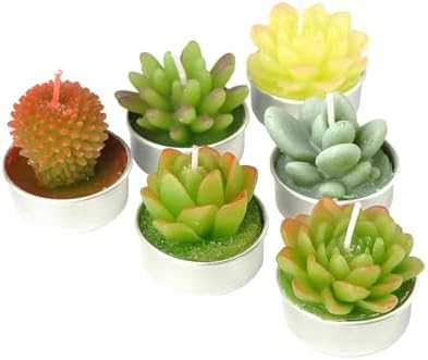 Delicate Cactus Tealight Candles