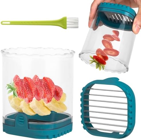 Strawberry Slicer Fruit Cutting Cup
