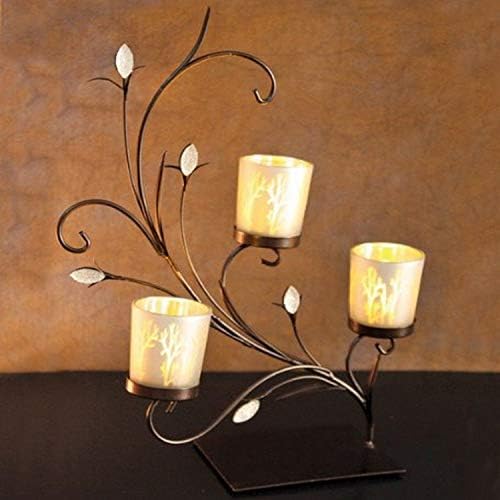 The Light Garden Whispy Feather 3-Light Votive Candle