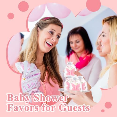 KBTDYHYY 50-Set Butterfly Baby shower Party Favors