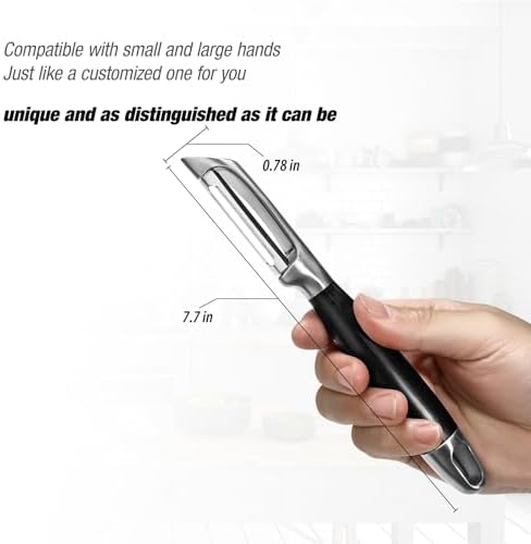 304 Stainless Steel Multi-Function Kitchen Peeler with Solid Handle