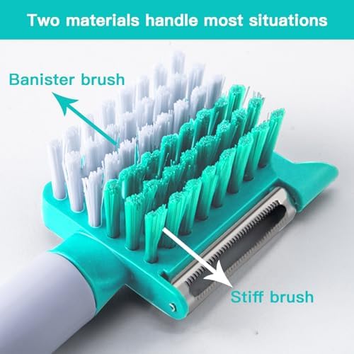2 in 1 Vegetable Brush Julienne Peeler