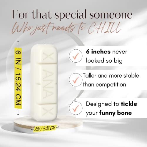 Premium Xanax Candle Anxiety Relief Unique Decor Gag Gift