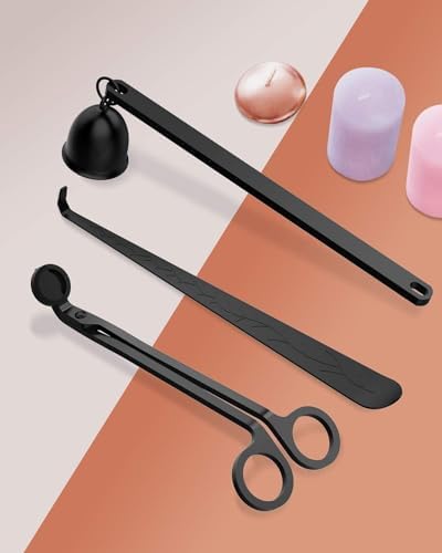 Candle Wick Trimmer Dipper Snuff Snuffer Set for Candles