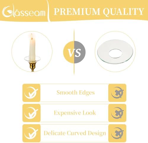 Stylish Candle Drip Catchers for Tapers