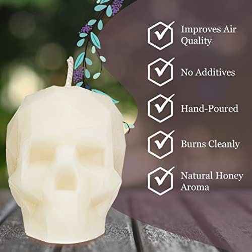 Big Halloween Skull Candles for Your Spooky Decor