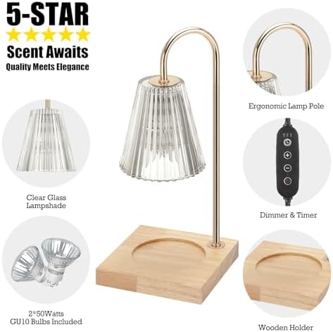 Candle Warmer with Timer for Safe Usage