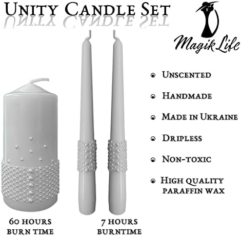 Magik Life - Unity Candle Set for Weddings