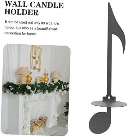 Aboofan Wall Candle Holder Decor Music Note