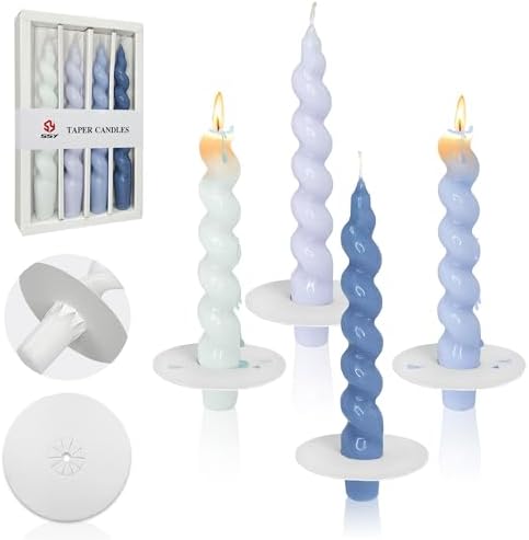 20 Pcs Taper Candle Drip Protectors - Clean Surface Safe Use