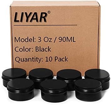 10-Pack 3oz Aluminum Tins with lids - Multifunctional Travel Storage Solution