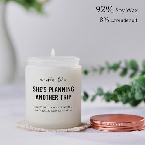 Best Travel Gifts for Women 1 Hilarious Unique International Traveler Planner Candle