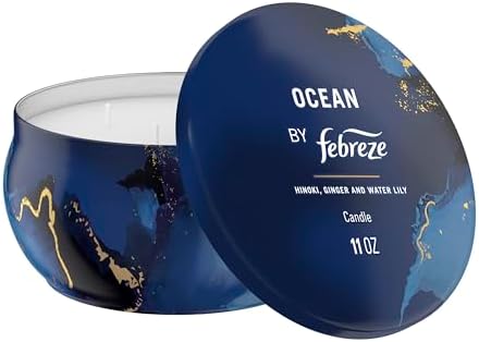Fresh Ocean Scent Candle 11 oz Wicks Included