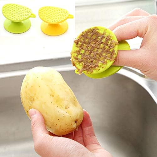 1pc Efficient Vegetable Peeler Carrot Potato Ginger Voter Brush Sanfly