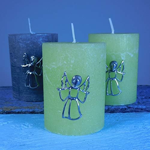 Set of 3 Angel Candle Pins Unique Candle Jewelry