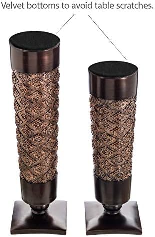 Creative Scents Pillar Candle Holder Set