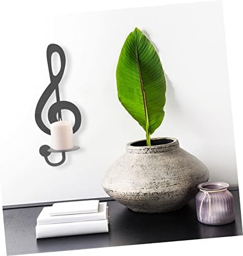 Zerodeko Music Note Wall Candle Holder Decor
