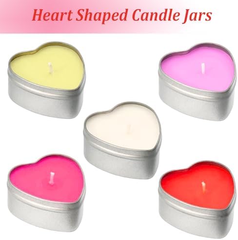 16-Piece Metal Heart Tins with lids