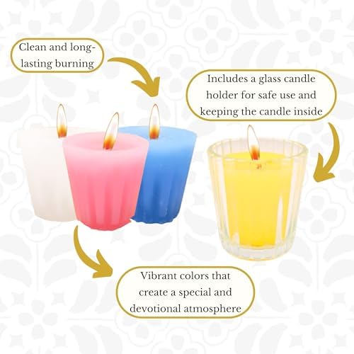 Nuestra Fe 12-Piece Devotional Candle Set