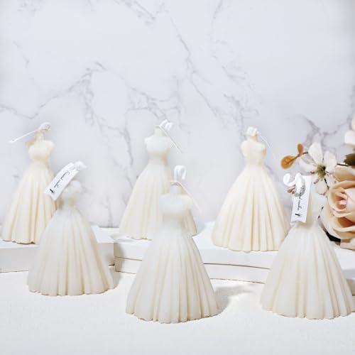 6-Pack Wedding Candle Set