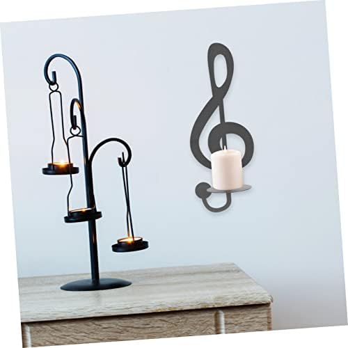 Modern Metal Candle Scent Wall Sconce with Note Design