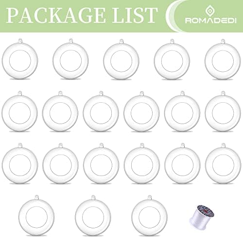 20-Piece Hanging Acrylic Holds for Tealights