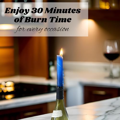 Vibrant Taper Candles in 6 Unique Sizes