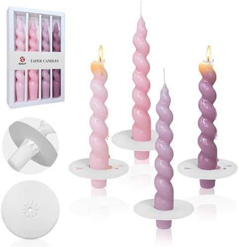 20 Pcs Taper Candle Drip Protectors - Clean Surface Safe Use