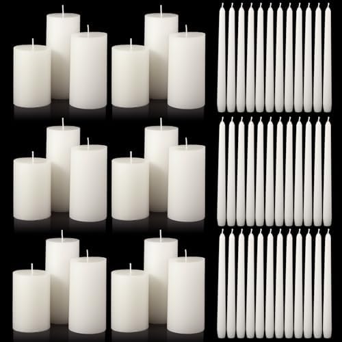 MTLEE Hand-Poured Candle Holder Set 54-Piece