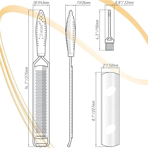 Deiss PRO Lemon Zester Cheese Grater