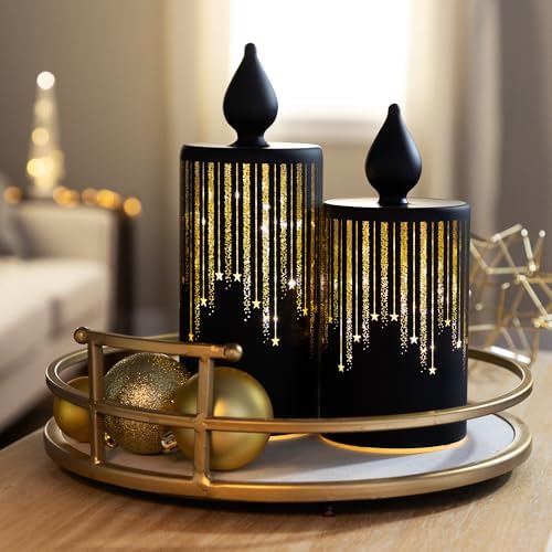 GLOWING 8 INCH LED CHRISTMAS CANDLE